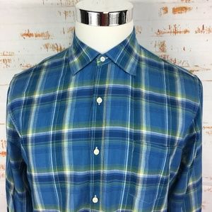Vince Mens Button Up Dress Shirt Large L